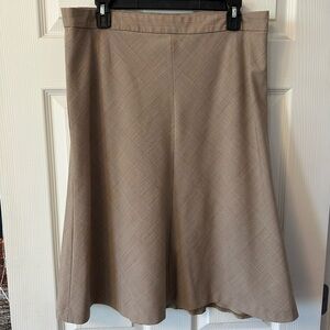 Banan Republic Beige A-Line Women's Skirt